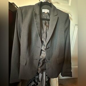 Calvin Klein Gray Blazer